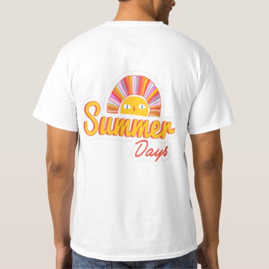 夏の日 Tシャツ (裏面)