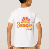 夏の日 Tシャツ (裏面)