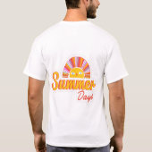 夏の日  Tシャツ (裏面)