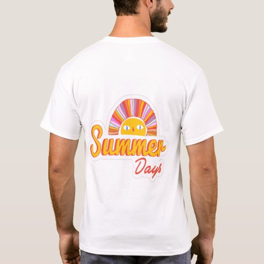 夏の日  Tシャツ (裏面)