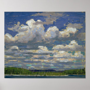 夏の日 Tom Thomson ポスター