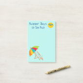 夏の日Sun Post-It Notes ポストイット (デスク上)