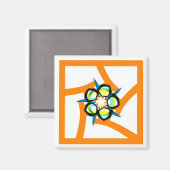 夏の星 – オレンジ マグネット (正面/裏面)