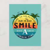 夏の時素晴らし間がある ポストカード (正面)