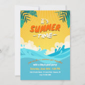 夏の時間だ 招待状 (正面)