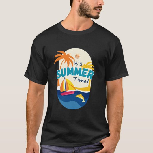夏の時間だ Tシャツ (正面)