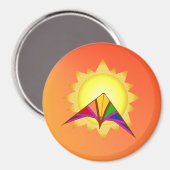 夏の時間カイトマグネット マグネット (正面/裏面)