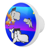 夏の時間クジラ漫画のセラミックプル セラミックノブ (右)