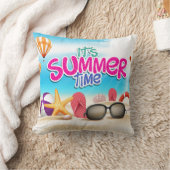 夏の時間枕 クッション (ブランケット)