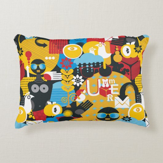 夏の時間 アクセントクッション (正面)