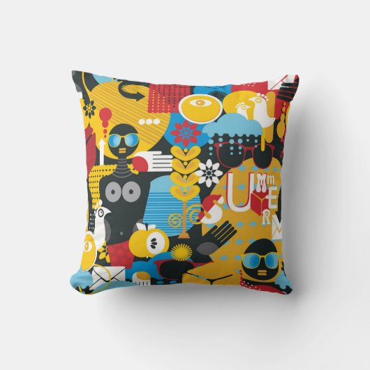 夏の時間 クッション (正面)