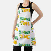 夏の時間 – Summer Time with Palm Tree and Sun エプロン (インサイチュ)