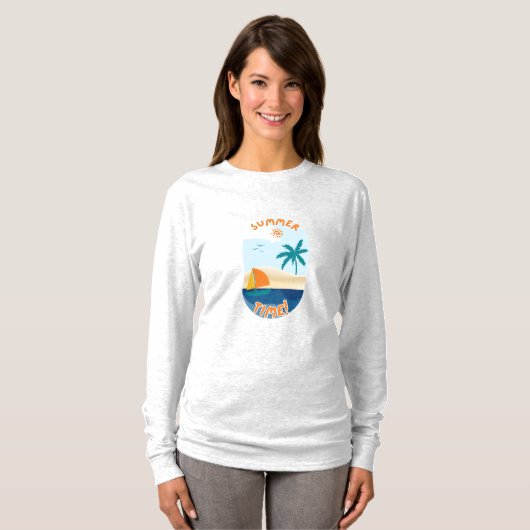 夏の時間！ Tシャツ (正面フル)