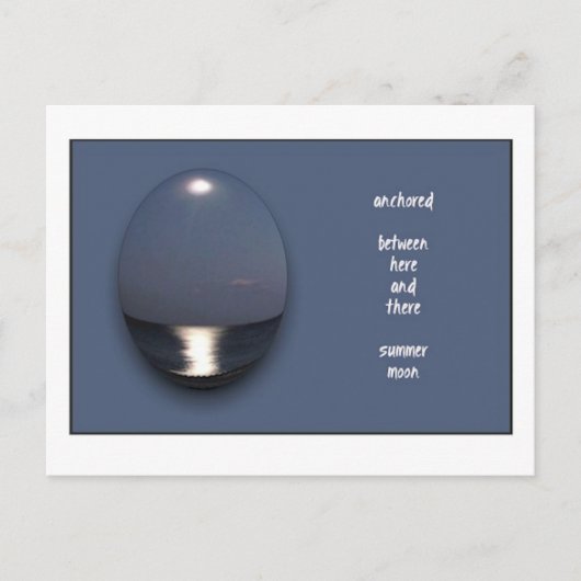 夏の月はがき ポストカード (正面)