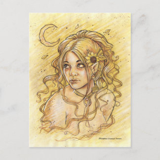 夏の月はがき ポストカード