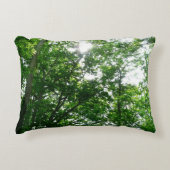 夏の木々を見上げる アクセントクッション (正面)