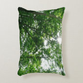 夏の木々を見上げる アクセントクッション (正面(垂直))