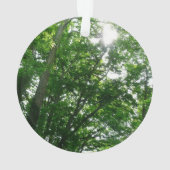 夏の木々を見上げる オーナメント (裏面)