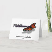 夏の木々を見上げる カード (裏面)