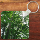 夏の木々を見上げる キーホルダー (裏面)