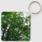 夏の木々を見上げる キーホルダー (裏面)