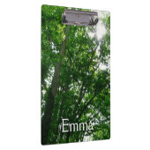 夏の木々を見上げる クリップボード (右)