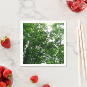 夏の木々を見上げる スタンダードカクテルナプキン (インサイチュ)