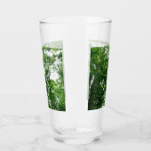 夏の木々を見上げる タンブラーグラス (左)