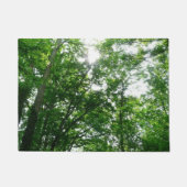 夏の木々を見上げる ドアマット (正面)