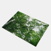 夏の木々を見上げる ドアマット (アングル)