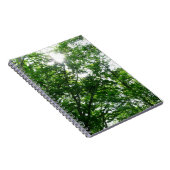 夏の木々を見上げる ノートブック (右側)