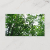 夏の木々を見上げる 名刺 (裏面)