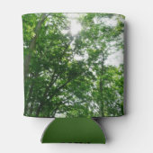 夏の木々を見上げる 缶クーラー (裏面)