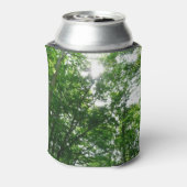 夏の木々を見上げる 缶クーラー (缶裏面)
