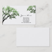 夏の木の名刺 名刺 (正面/裏面)