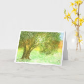 夏の木のAlephカード カード (黄色い花)