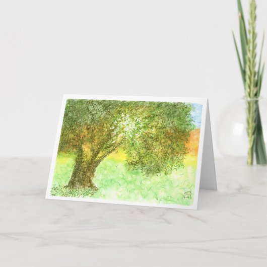 夏の木のAlephカード カード (正面)