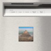 夏の木道と海 マグネット (インサイチュ (食洗機))