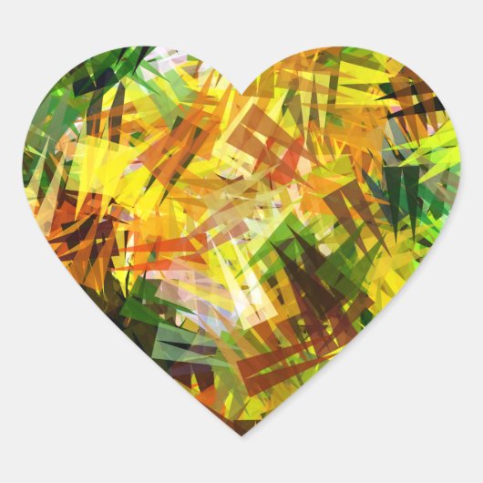 夏の木 ハートシール (正面)