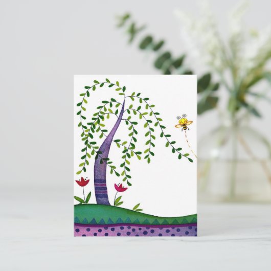 夏の木 ポストカード (スタンド正面)