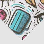 夏の未来的な目の熱い日を切り離す 薄葉紙 (詳細)