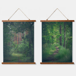 夏の松林の道 吊り下げ型タペストリー