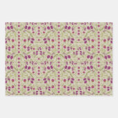 夏の果実の水の色のデコページ ラッピングペーパーシート (正面)