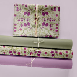 夏の果実の水の色のデコページ ラッピングペーパーシート