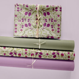 夏の果実の水の色のデコページ ラッピングペーパーシート