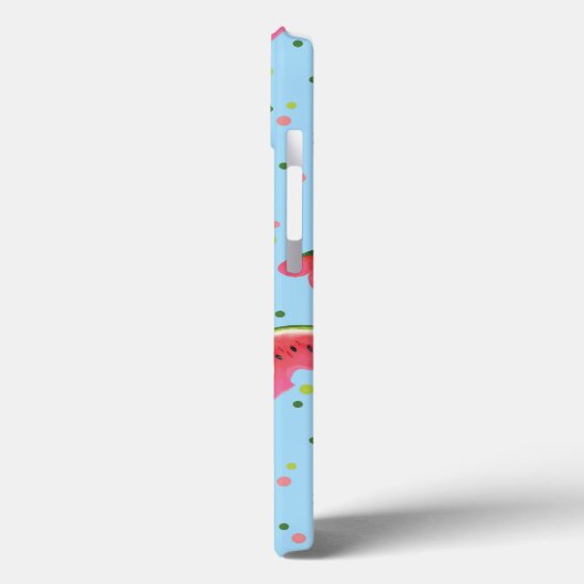 夏の果実パターンスイカ赤い緑の熱帯性 Case-Mate iPhoneケース (裏面 / 左)