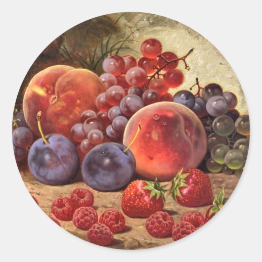 夏の果実 ラウンドシール (正面)