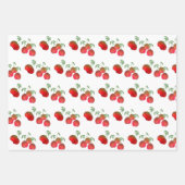 夏の果物の盛り合わせ ラッピングペーパーシート (正面)