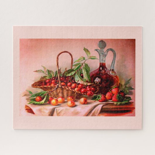 夏の果物アート ジグソーパズル (横)