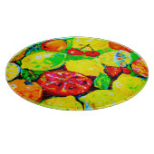 「夏の果物」かわいいアー買ト カッティングボード (角)